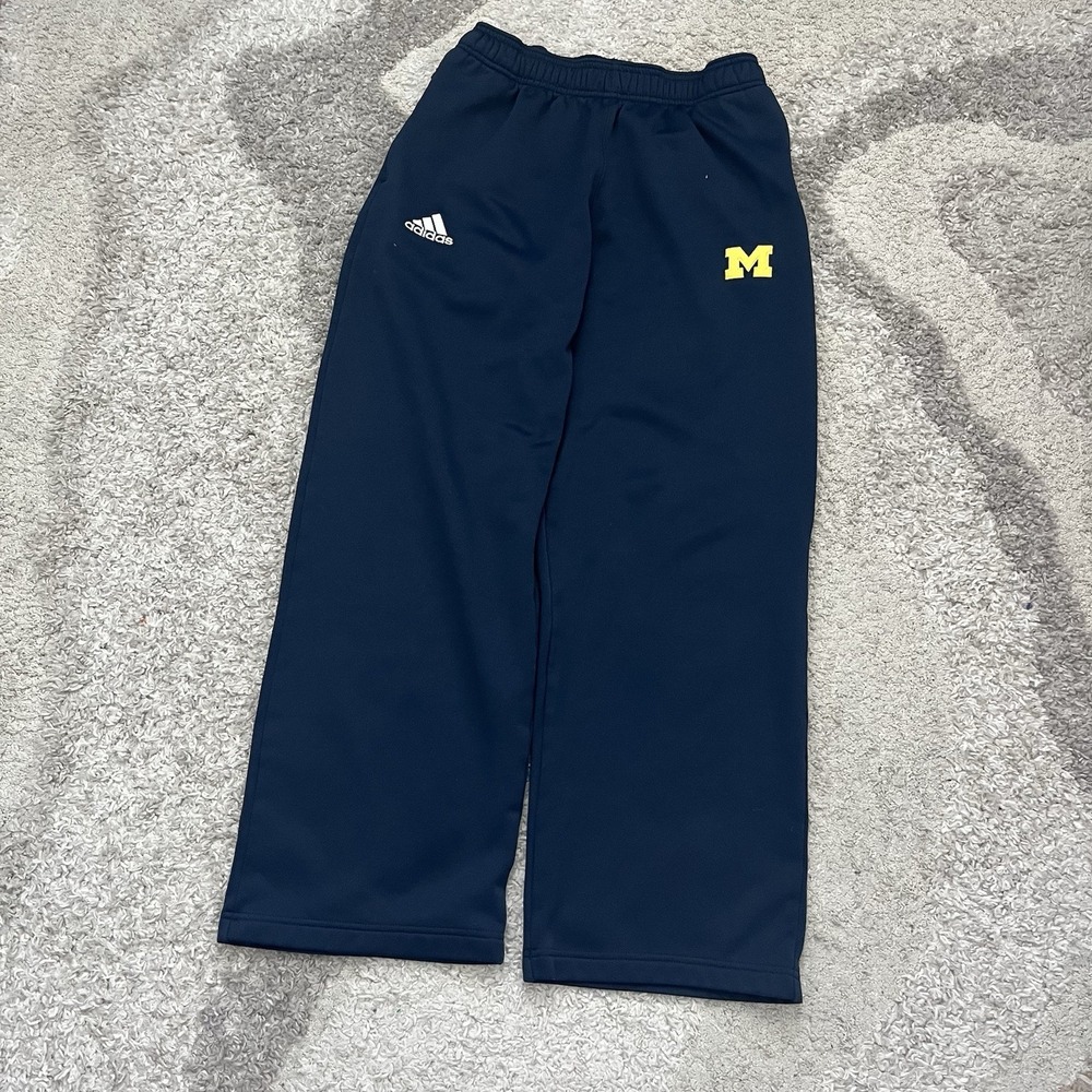 Michigan Wolverines Adidas Men's S Navy Blue Team Issue Sweatpants
